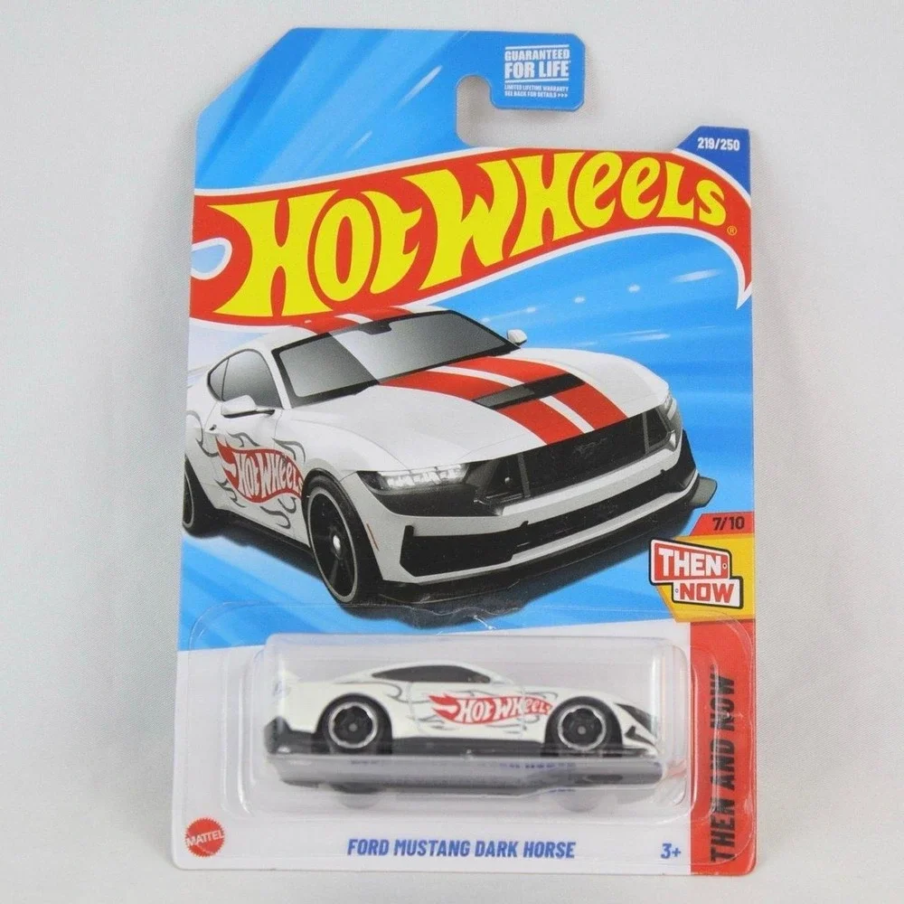 Hot Wheels White Ford Mustang Dark Horse Toy Car - NEW